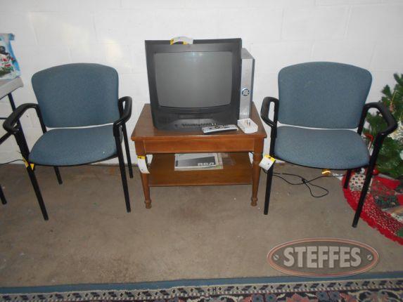 TV, tv stand, - 2 chairs_4.jpg